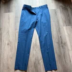Express Extra Slim Stretch Pants in Blue